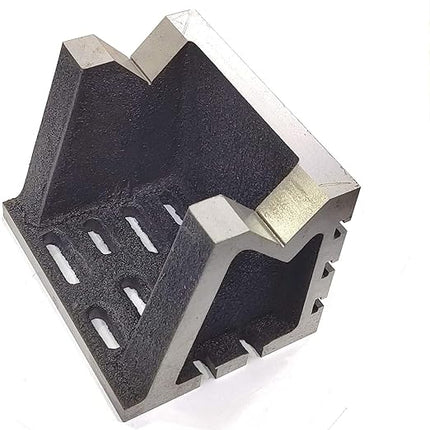 Graded Caste Iron Vee Angle Plates-stress Relieved Slotted