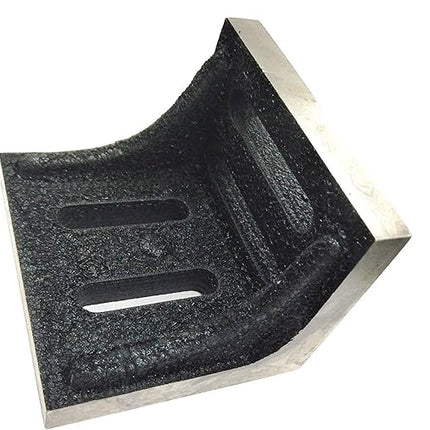 Caste Iron Stress Relieved Slotted webbed Angle Plate