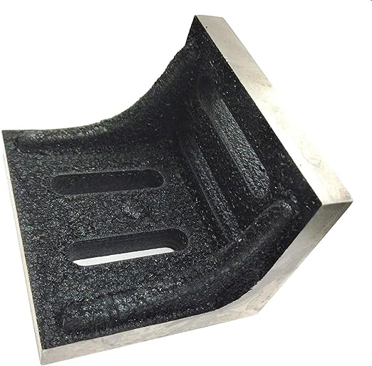 Caste Iron Stress Relieved Slotted webbed Angle Plate