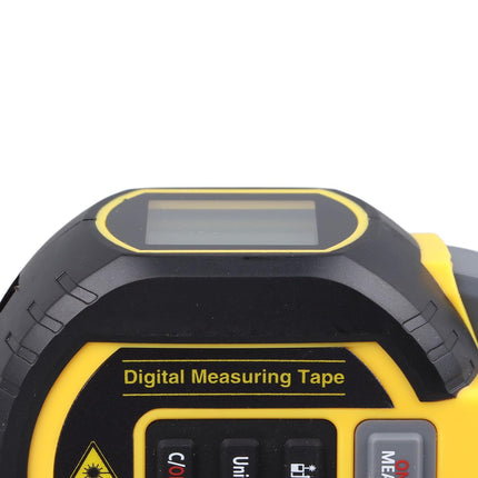 Buyohlic 3-in-1 Laser Tape Measure 196Ft Rechargeable Laser Measurement Tool & 16Ft Measuring Tape Movable Magnetic Hook Pythagorean Mode, Measure Distance, Area and Volume