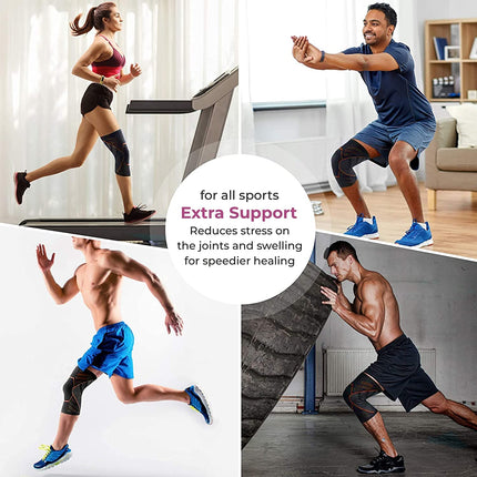 Nylon Knee Support, Knee Caps, Knee Brace For Knee Pain Relief Products, Knee Pad Leg Sleeves, Gym Squats Knee Belt Knee Support For Men and Women