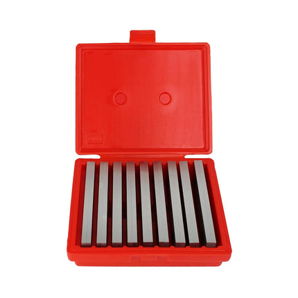 Steel Parallel Set .0002" Hardened (4 pairs - 1/2')