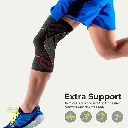 Nylon Knee Support, Knee Caps, Knee Brace For Knee Pain Relief Products, Knee Pad Leg Sleeves, Gym Squats Knee Belt Knee Support For Men and Women