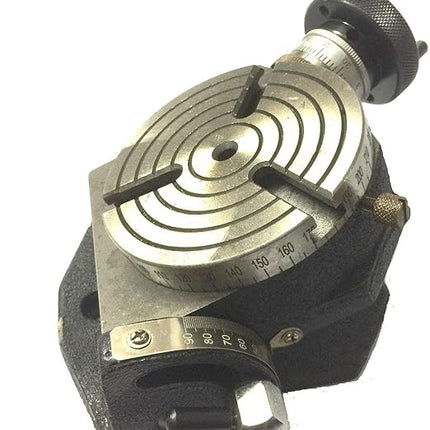Horizontal Vertical 4" Inch II 100 mm Rotary Milling Tables
