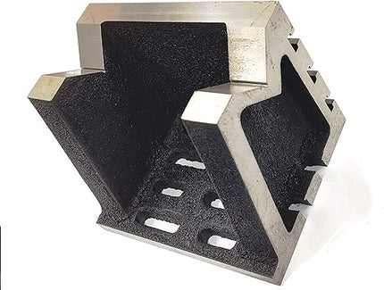 Graded Caste Iron Vee Angle Plates-stress Relieved Slotted