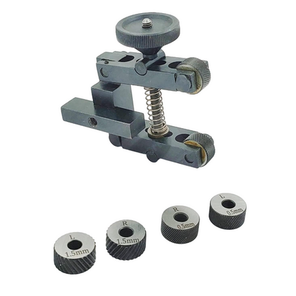 Knurling Tool 2" Inch II 50 mm Capacity for Lathe Machine - 3 Pairs x 3 Different Diamond Pitch Hardened knurls