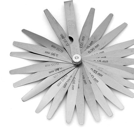 Feeler Gauge Metric Size Stainless Steel Precision Multi Blades Hand Tool Lathe