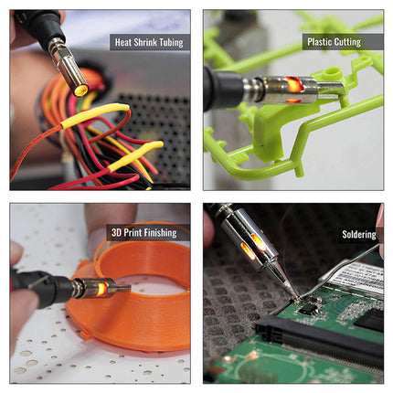 Buyohlic Multi-Function Cordless Soldering Iron kit – Adjustable Flame, Self-Igniting Design with Storage Box