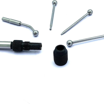 Wiggler & Center finder Set Work Edge Centre Finding Run out concentrical align 5 Pcs Set