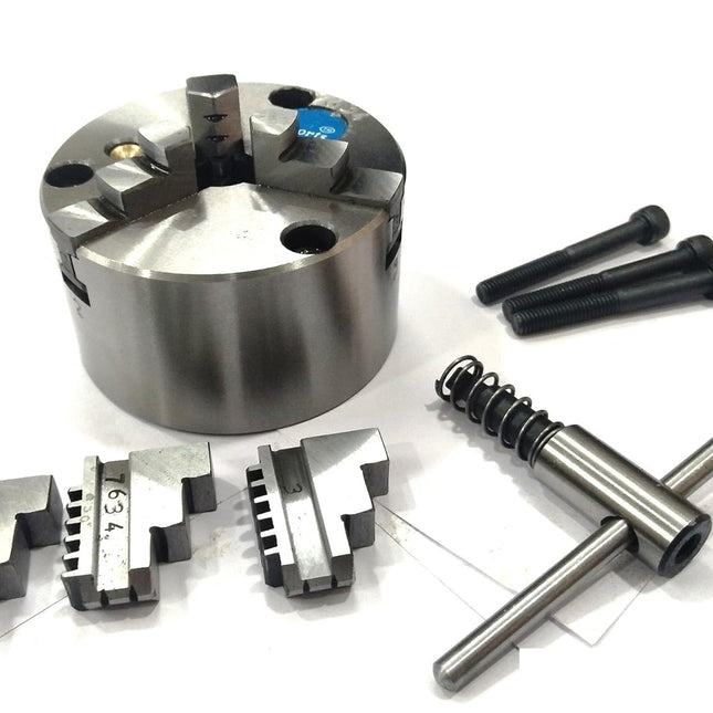 80 mm Chucks  for 3" I 80 mm & 4" Inch I 100 mm Rotary Tables & Small Bench Top Lathe Machines (Copy)