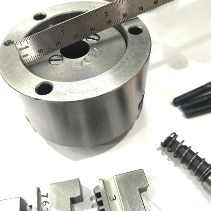 80 mm Chucks  for 3" I 80 mm & 4" Inch I 100 mm Rotary Tables & Small Bench Top Lathe Machines (Copy)