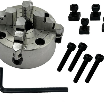 80 mm Chucks  for 3" I 80 mm & 4" Inch I 100 mm Rotary Tables & Small Bench Top Lathe Machines (Copy)