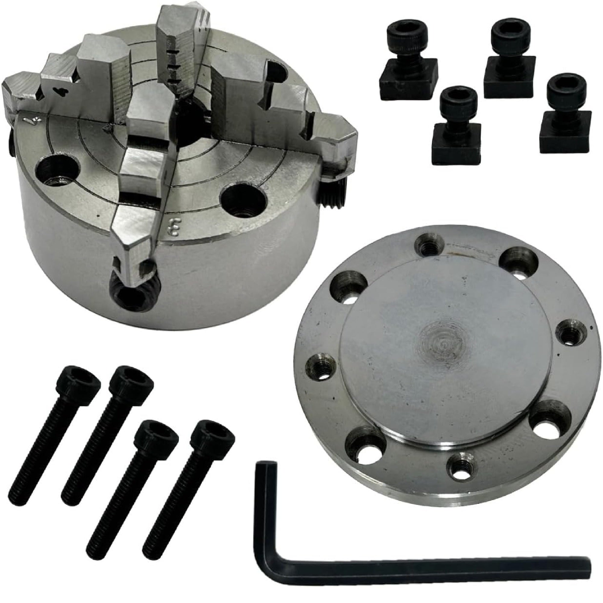 Chuck Table Threader 80 mm Chucks with Back Plate for 3