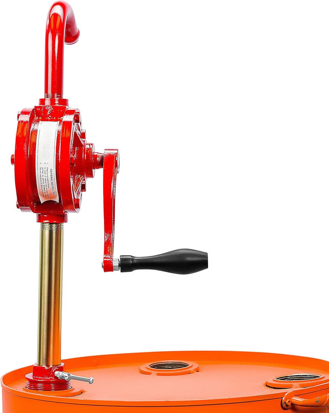 Rotary Barrel Pump, 1" Inlet with 3-piece Threaded Suction Tube