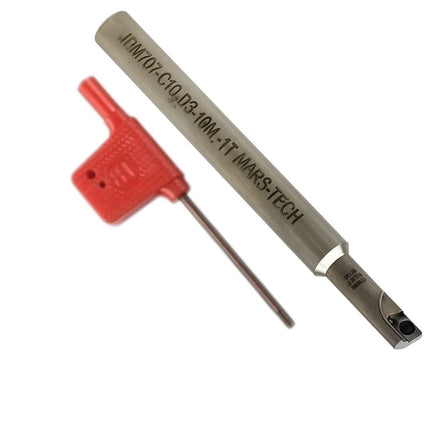 Indexable Insert Endmill 8MM II Single Pocket II 10 Pcs JDMT0702 Carbide Inserts Free