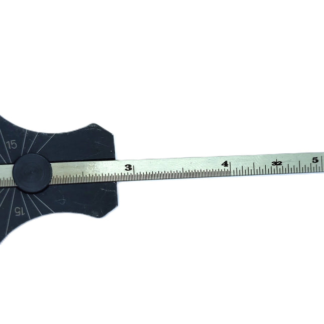 Engineer's Depth Gauge cum Ruler Metric & Imperial 6"/ 150 mm
