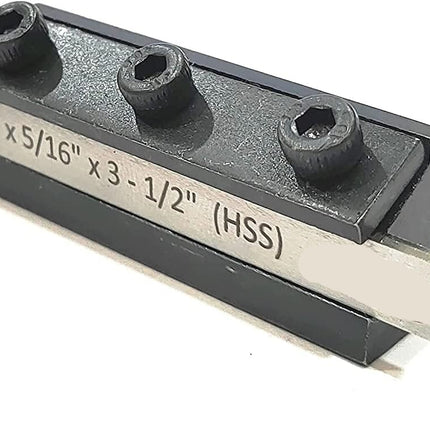 Non- Adjustable T-Parting Cut off Holder with Blade for Lathe Machine Tools