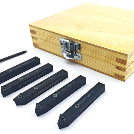 Lathe Epoxy Finish Indexable Turning Tool Holder with Carbide Inserts