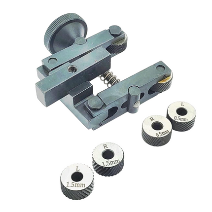 Knurling Tool 2" Inch II 50 mm Capacity for Lathe Machine - 3 Pairs x 3 Different Diamond Pitch Hardened knurls