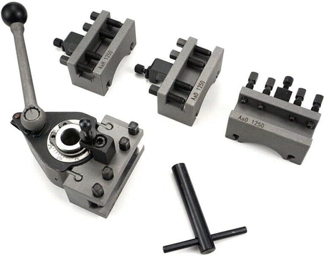 AA Quick Change Tool Post Holder for Mini Lathe Multifix Lathe Tool Post