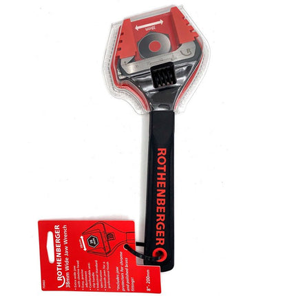 ADJUSTABLE WRENCH WIDE JAW 8" & 10'' Inch ROTHENBERGER (70460R) (70461)-MADE IN GERMANY