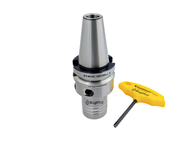 Hydrogrip Chuck Adaptor Holder BT40 Shank II Cutter Diameter 20 x 100 mm Long II Balanced upto 25000 RPM