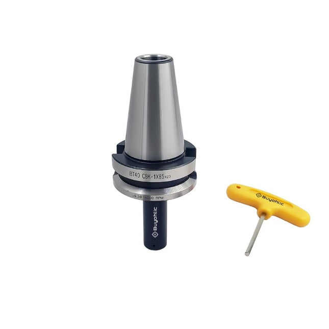 BT40 Shank CBK-1 x 85 Adaptor For Holding Micro Adjustment Rough & Fine Boring Heads on CNC Machine