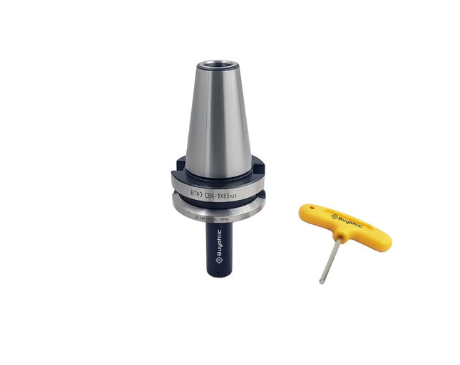 BT40 Shank CBK-1 x 85 Adaptor For Holding Micro Adjustment Rough & Fine Boring Heads on CNC Machine