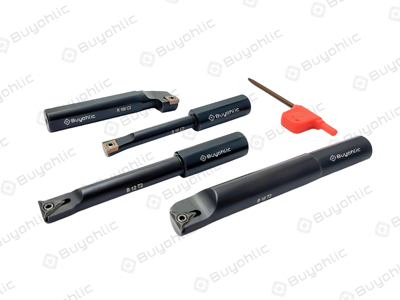 Tool Inchi Indexable Tool Set of 4 Boring Bars for 2