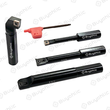Indexable Tool Set of 4 Boring Bars for 2" Inch I 50 mm Boring Head