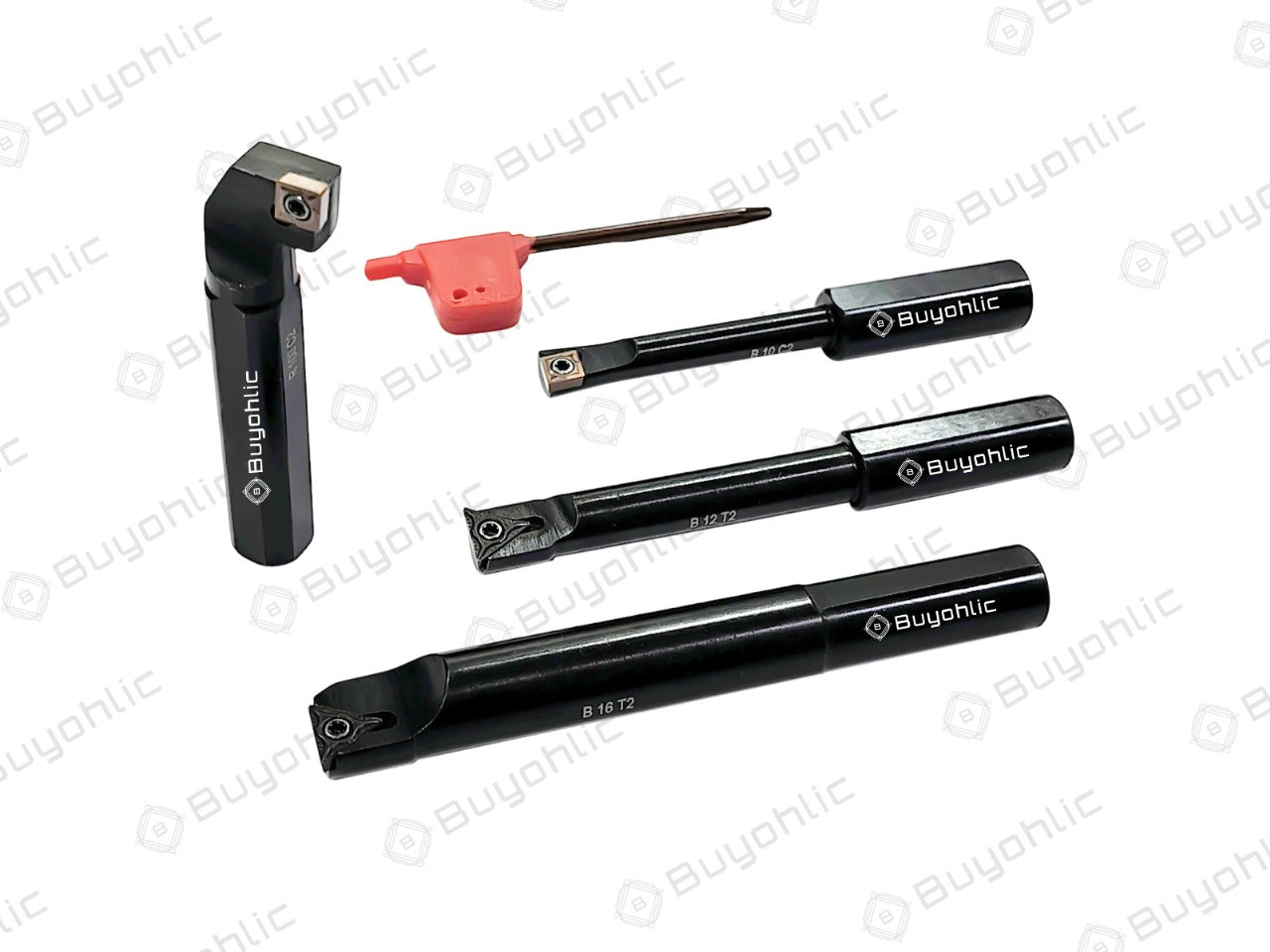 Tool Inchi Indexable Tool Set of 4 Boring Bars for 2