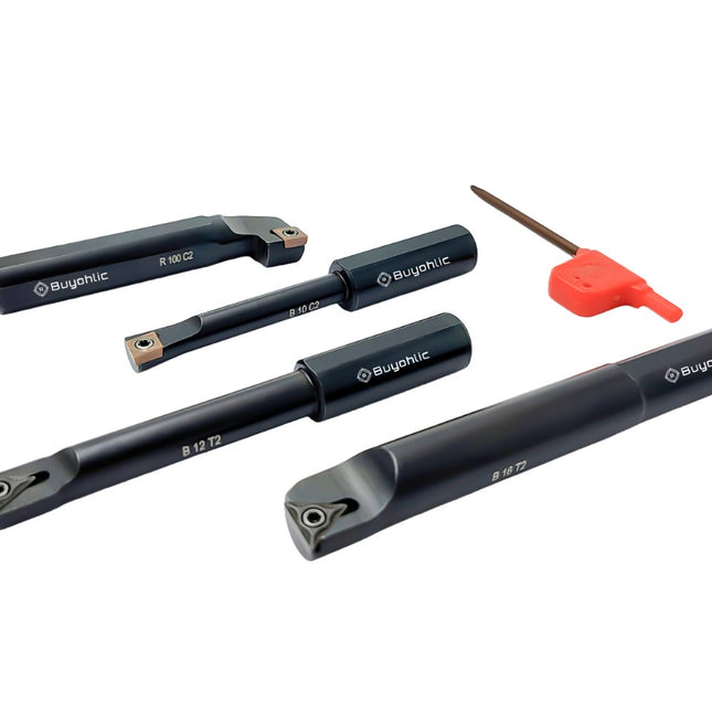 Indexable Tool Set of 4 Boring Bars for 2" Inch I 50 mm Boring Head