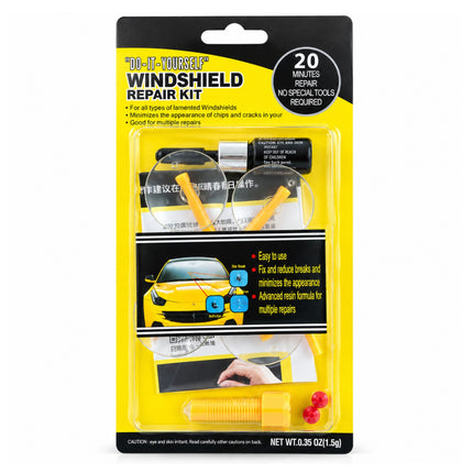 Premium Quality DIY Windshield Repair Kit for Chips & Cracks