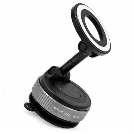 360° Vacuum Magnetic Phone Holder – Hands-Free Suction Cup Car Mount for Windshield, Dashboard & Mirror