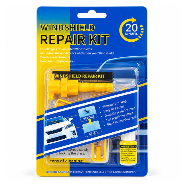 DIY Windshield Repair Kit for Chips & Cracks