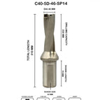 Dia 46 mm~5D~40 mm Shank