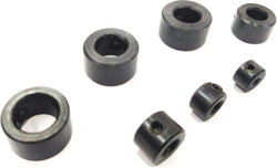 Drill Stopper Collar Set In Imperial & Metric with Allen Wrench to Tighten the Stops Set-Screws (7-Piece)