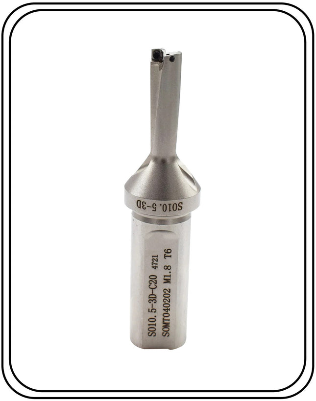 Indexable Insert U Drill 10.5 MM II Weldon Shank II Through Coolant II 10 pcs Carbide Inserts FREE