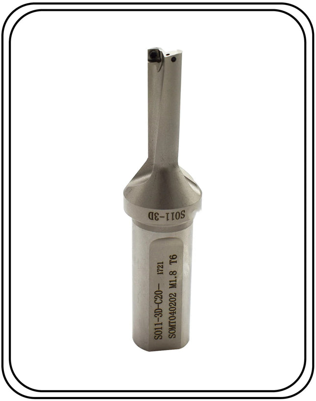 Indexable Insert U Drill 11 MM II Weldon Shank II Through Coolant II 10 pcs Carbide Inserts FREE