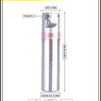 Dia 32 mm~Len 500 mm~32 mm Shank