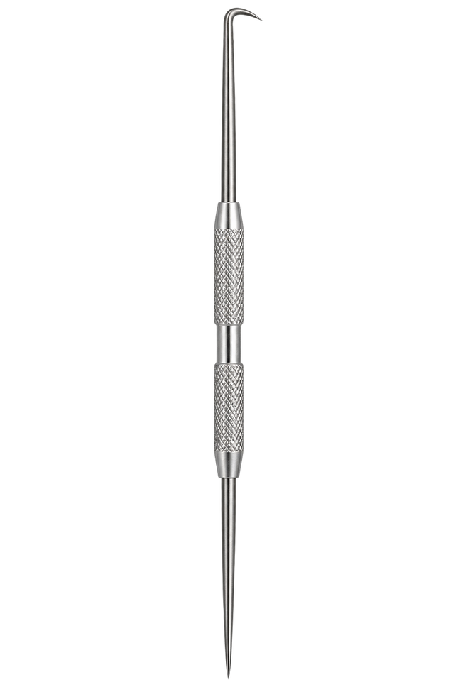 Machinist's Scriber with Aluminum Body, 7. 1/2'' (190mm) Marking Tool for Metal, Wood, Plastic & Machining Applications