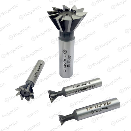 Dovetail Cutter HSS 60° – Durable Double-Edged End Mill Tool for Metalworking & Machining