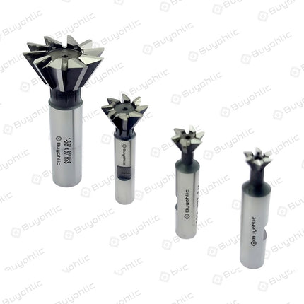Dovetail Cutter HSS 60° – Durable Double-Edged End Mill Tool for Metalworking & Machining
