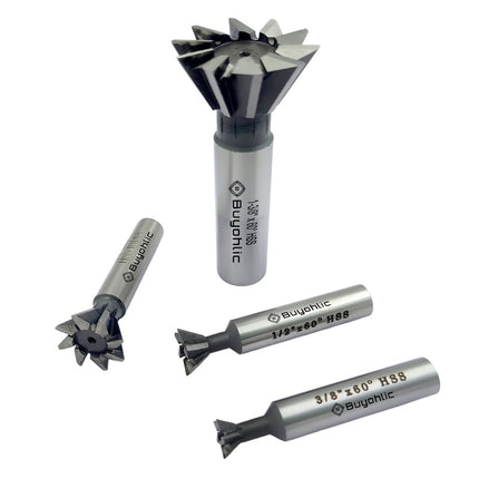 Dovetail Cutter HSS 60° – Durable Double-Edged End Mill Tool for Metalworking & Machining