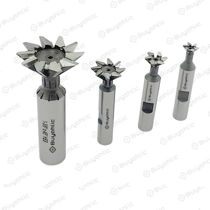 Dovetail Cutter HSS 45° – Durable Double-Edged End Mill Tool for Metalworking & Machining