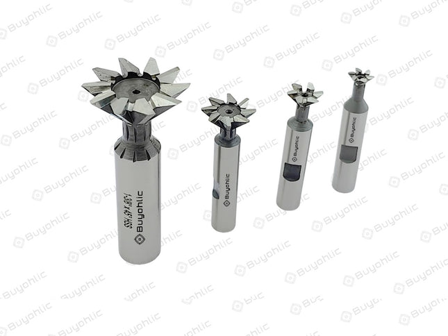 Dovetail Cutter HSS 45° – Durable Double-Edged End Mill Tool for Metalworking & Machining