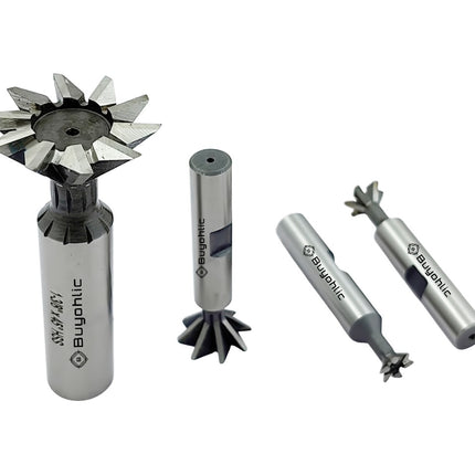 Dovetail Cutter HSS 45° – Durable Double-Edged End Mill Tool for Metalworking & Machining