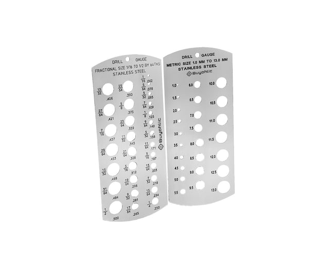Stainless Steel Drill Gauge