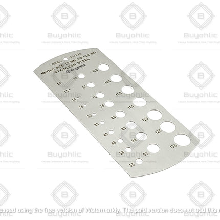 Stainless Steel Drill Gauge