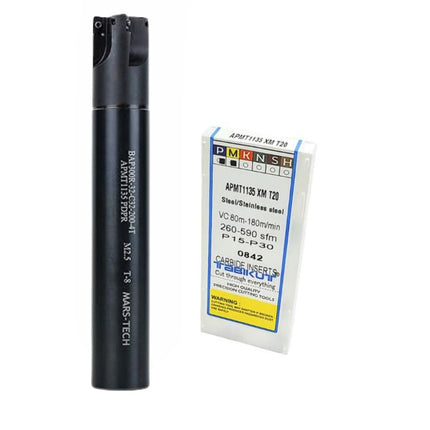 Indexable Insert Endmill 32MM II 4 Pocket II 10 Pcs APMT1135 Carbide Inserts Free